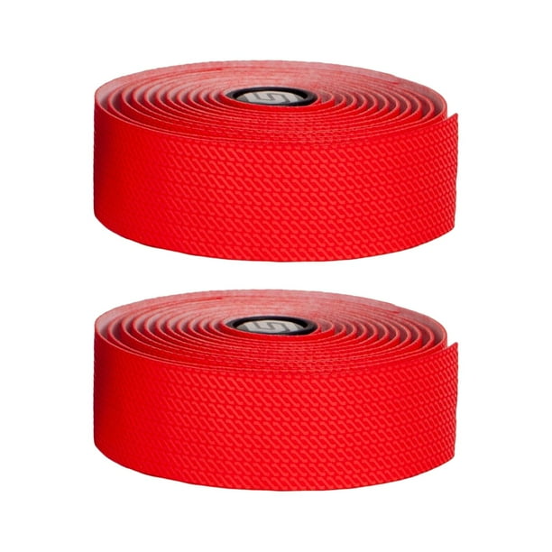 Cinta de manillar de bicicleta EVA antideslizante y antivibración, suave. Rojo