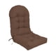 thumbnail image 5 of Cojín de silla de respaldo alto, cojín de silla para exterior, cojín de silla para jardín, Marrón, 5 of 9