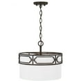 thumbnail image 4 of 3 Light Semi-Flush Mount-Old Bronze Finish Capital Lighting 243431Ob, 4 of 10