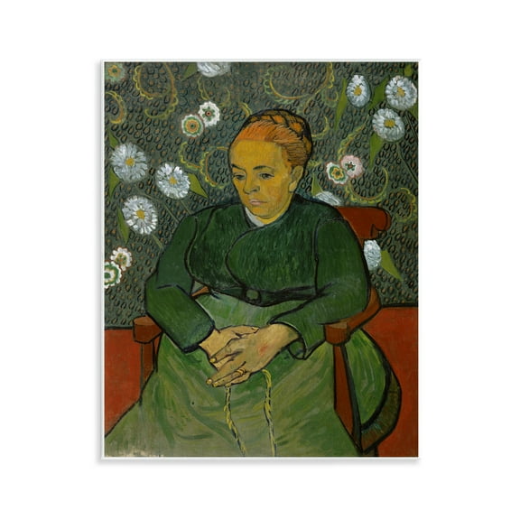 Stupell Industries Van Gogh Madame Ruolin People Painting Unframed Art Print Wall Art, 11 x 14