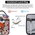 thumbnail image 5 of Zootopia Insulated Lunch Bag Cartoon Backpack, Reusable Thermal Cooler Tote for School Picnic Travel, Water Resistant Zipper Lunch Box Carry Bag Large Capacity Reusable Cooler Bag 11488-A29, 5 of 6