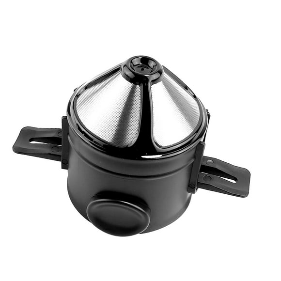 Handle Coffee Filter Foldable Coffee Filter Stainless Steel Coffee Strainer Stainless Steel Coffee Filter Double-Layer Coffee Filter