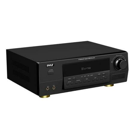 BT 5.1 Channel Amplifier Receiver Home Theater Stereo System, 4K Ultra HD & 3D Pass-Through, 350 (Best Budget 4k Receiver 2019)