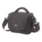 Lowepro Edit 120 - Shoulder bag for camcorder - microfiber, nailhead nylon - black - for JVC GR-D230, D33, D73, D90, D93, DVM76, DVM96, DVP5, DVP7, DVP9, DX25, DX77, DX95, DX97