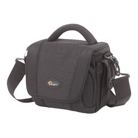 Lowepro Edit 120 - Shoulder bag for camcorder - microfiber, nailhead nylon - black - for JVC GR-D230, D33, D73, D90, D93, DVM76, DVM96, DVP5, DVP7, DVP9, DX25, DX77, DX95, DX97