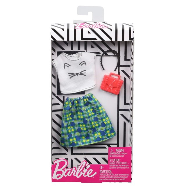 Barbie Clothes: 1 Outfit and 2 Accessories Dolls, 2, GHW75 Barbie -