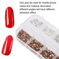 thumbnail image 4 of Nail Art Tool Fondo Plano DIY Nail Rhinestones, Nail Art Rhinestones, Nail Art Learners Decoración De Uñas Salones De Uñas Accesorio De Arte De Uñas ANGGREK 8 #, 4 of 8