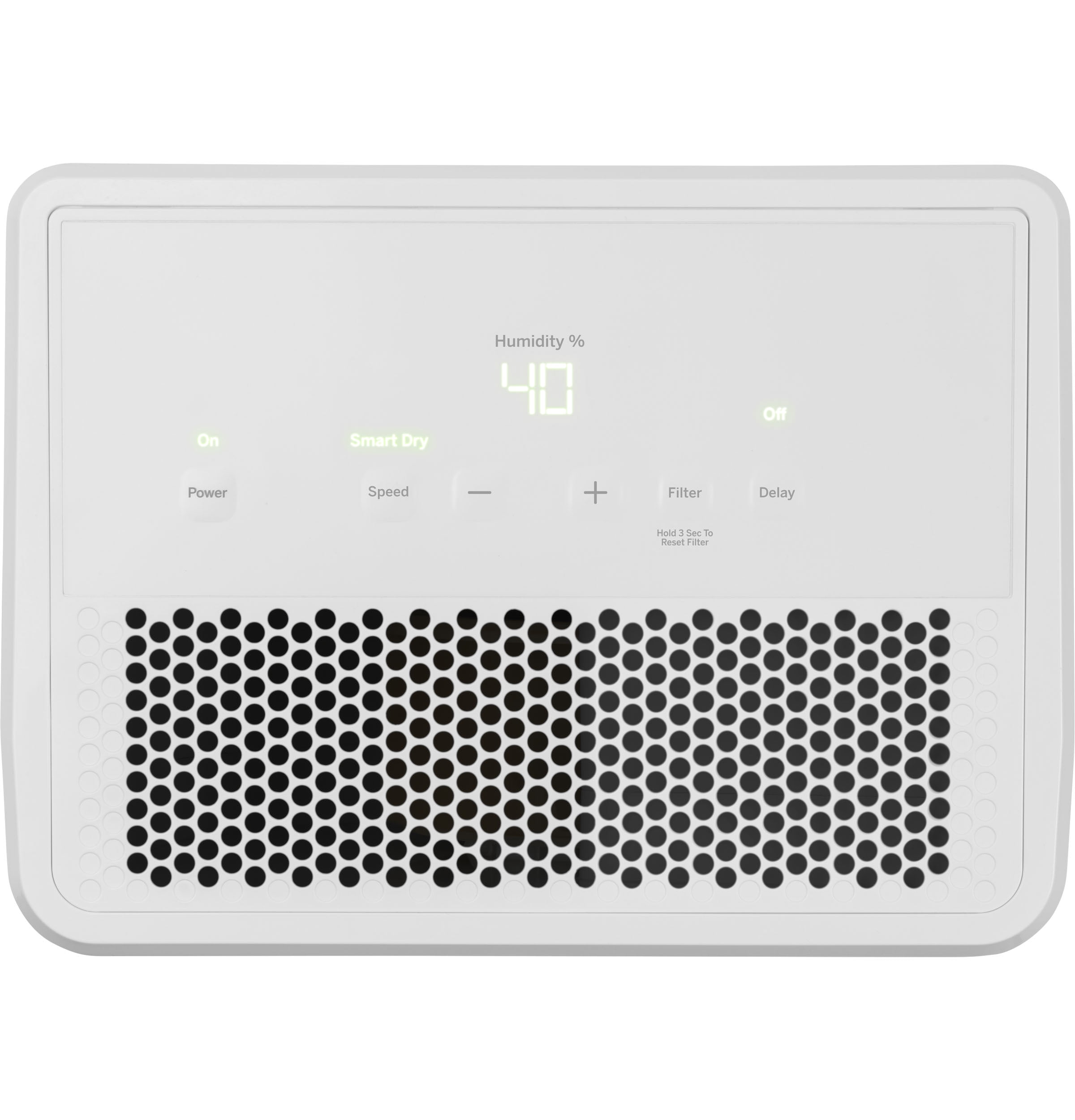 GE® 35 Pint Portable Dehumidifier, Covers up to 450 sq. ft., with Smart Dry for Very Damp Spaces