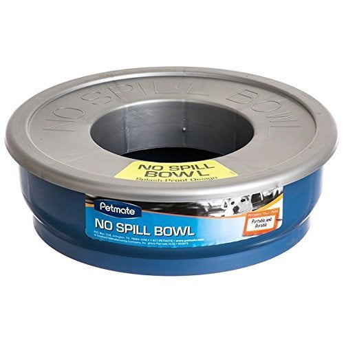 No Bend Pet Bowl Large 9 Bowls With Handle Blue For Cats Dogs By Pet Parade  NEW