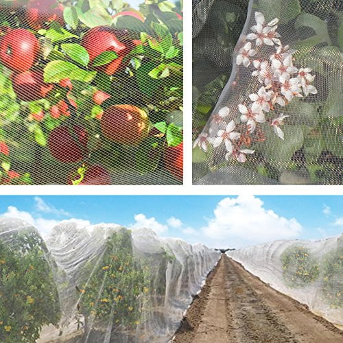 Strong Camel Multi Sizes Garden Mosquito Netting Bug Insect Net Hunting Barrier Blind Garden (8'X20')