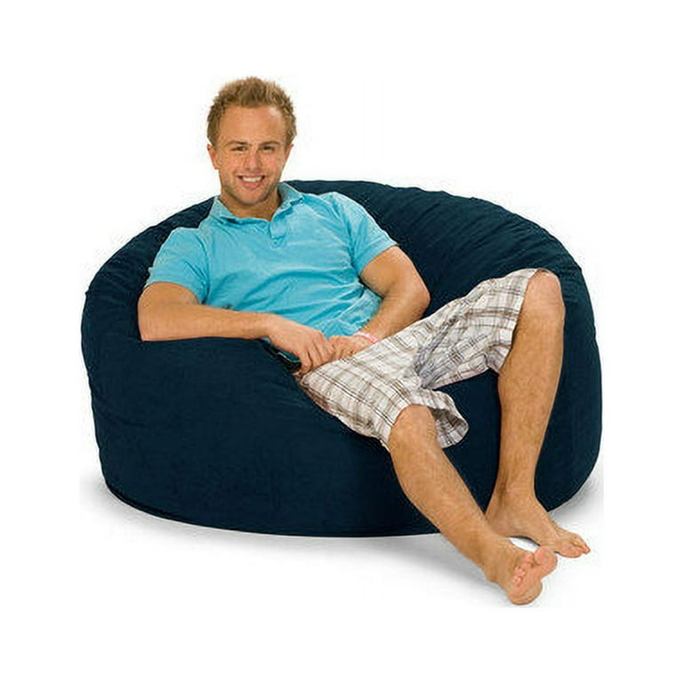 Relax Sack 4 ft. Microsuede Foam Bean Bag Sofa