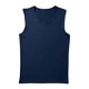 thumbnail image 4 of Camiseta sin mangas de cuello redondo para hombre, de poliéster, a rayas, ajustada, informal, para fitness, con cuello redondo y sin mangas, 4 of 6