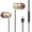 Gold, variant on ONFD Type C High Quality Stereo InEar Microphone Wired Headphones For Phone PC Laptop Tablet