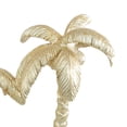thumbnail image 5 of 15" x 16" Gold Polyresin Palm Tree Sculpture, by DecMode, 5 of 10