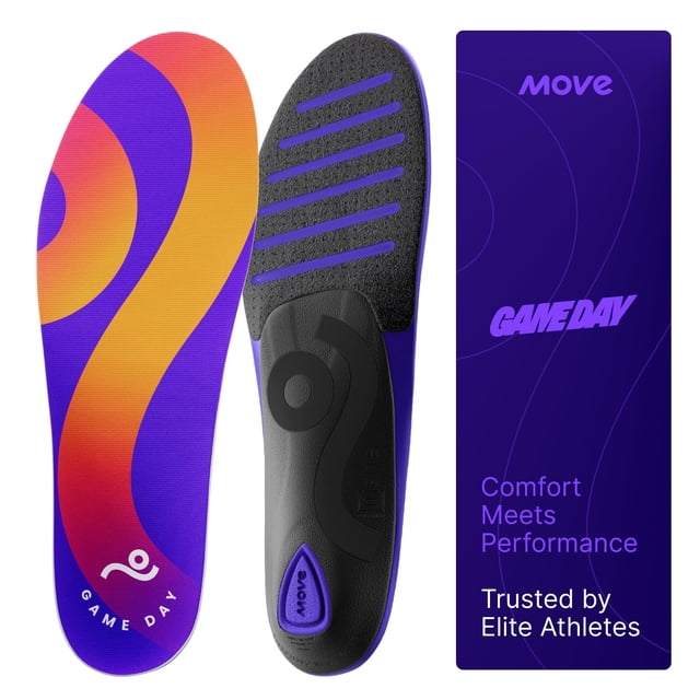 Las plantillas Move Game Day son multiusos para la fascitis plantar