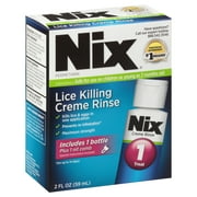 Nix Lice Killing Creme Rinse Extra Strength and Lice Comb, 2 fl oz