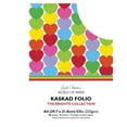 thumbnail image 1 of Kaskad Folio Brights Collection A4 225gsm Coloured Core Cardstock 40 sheets, 1 of 2
