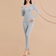 thumbnail image 2 of Fewfanhot 2 Piece Sets for Women Silk Long Underwear Long Thermal Underwear Sets Cold Weather Base Layer, 2 of 6
