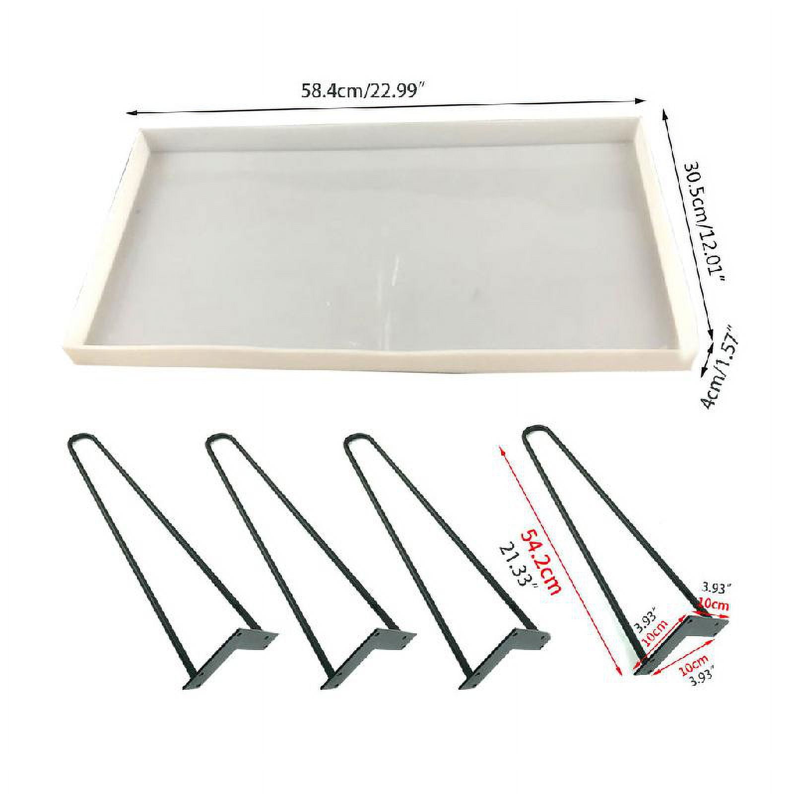 River Table Silicone Mold with Table Legs Resin Epoxy Craft Polymer Clay Craft DIY Ornament Jewelry Making Tools