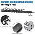 thumbnail image 2 of Tool Organizer Wall Mount Garage Storage Wall Organizer Garden Tool Storage Rack with PC fabric bag holder with Hooks with Straps use for Ski Gears Rake Shovel Yard Tool, 2 of 7