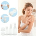 thumbnail image 4 of Unique Bargains 1 Set Travel Container Set Portable PE Travel Bottles Set White, 4 of 5