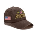 thumbnail image 2 of Us 250Th Anniversary Baseball Cap with Winged Shield And Side Flag Patch for Americans Who Love Deeply Rooted Patriotism Coffee, 2 of 5