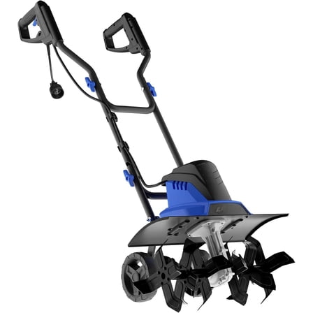 18-Inch, 15 Amp Corded Electric Tiller Cultivator for Gardening with 6 Steel Blades