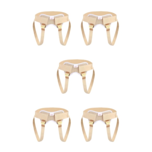 Soidarity Hernia Support Belt Guard para hombres con 4 almohadillas de recuperación 2 algodón 2 almohadillas de gel Type2 NO2