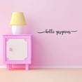 thumbnail image 3 of Girls Hello Gorgeous Cute Signs Wall Decal Decoration Beautiful Greetings Gorgeous Quote Wall Art Lasts Years and Easily Removable - Size: 40 In(W) x 4 In(H), 3 of 5