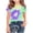 Purple 02, variant on DeHolifer Women Summer T-Shirts Gradient Color Short Sleeve Casual Tshirt Lightweight Tees Casual Tops for 7-8 Years