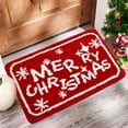 thumbnail image 5 of RLESO Christmas Bath Mat,Christmas Bathroom Decor,Red Bathroom Rugs,Holiday Bathroom Rugs Extra Soft and Absorbent Cute Holiday Decorative Bath Rugs (23.6"X 15.7"), 5 of 7