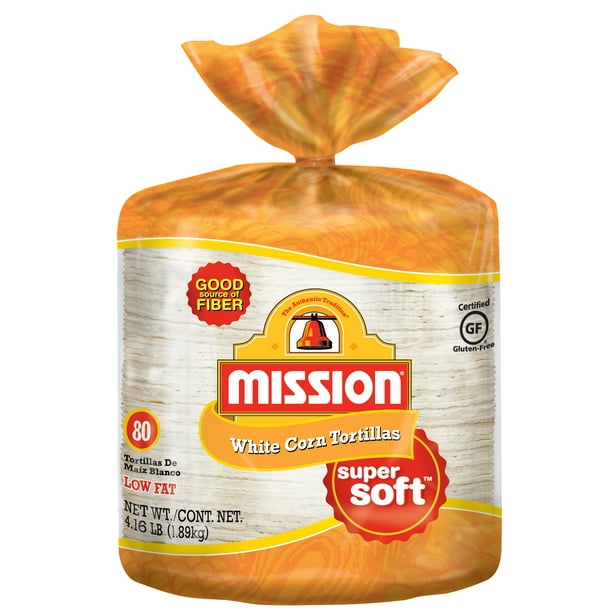 Mission Glutenfree White Corn Tortillas, 66.56 Oz, 80 Count Walmart