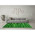 thumbnail image 3 of Ahgly Company Indoor Rectangle Abstract Green Modern Area Rugs, 6' x 9', 3 of 4