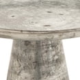 thumbnail image 2 of Benzara 12 Inch Length Metal Cupcake Stand with Round Tray Top, Galvanized Gray, 2 of 3