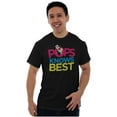 thumbnail image 3 of Popeye Pops Knows Best Dad Father Men's Graphic T Shirt Tees Brisco Brands S, 3 of 5