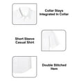 thumbnail image 3 of 3-Pack Boys Short Sleeve Casual Dress School Uniform Shirts (Big Boys, Little Boys), 3 of 5
