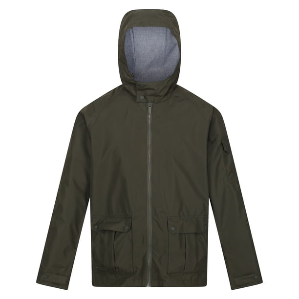 Regatta - Chaqueta Impermeable Bergen para Hombre (Caqui Oscuro) Regatta UTRG7033_darkkhaki