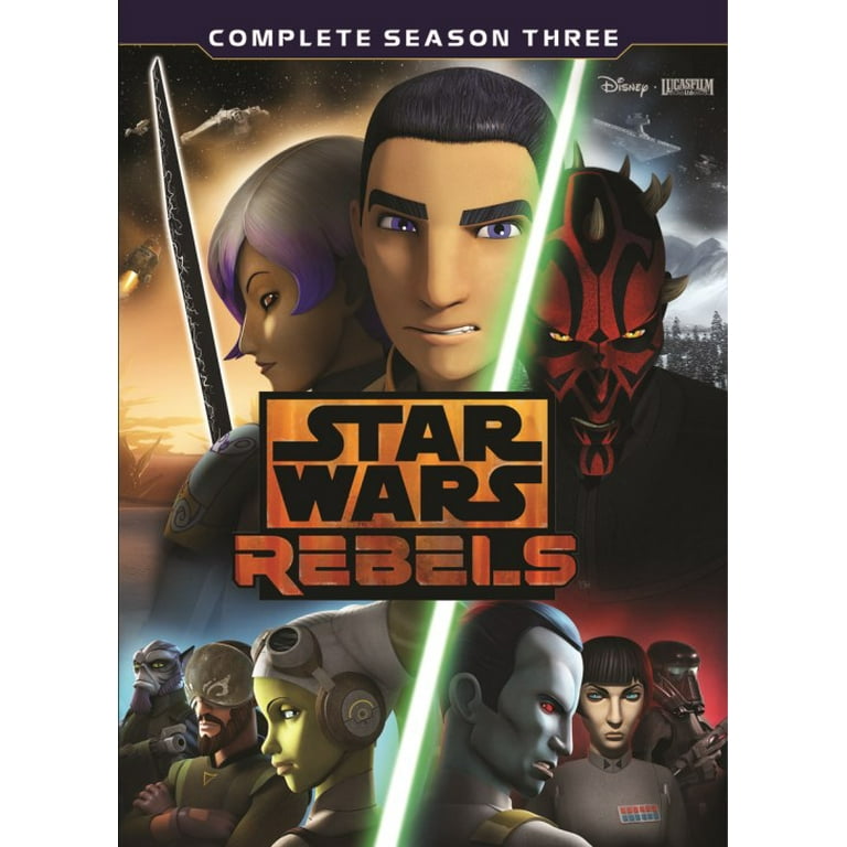 Star Wars Rebels Complete Season Three DVD Walmart