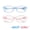 Blue+Pink, variant on LAMBBAA Kids Blue Light Blocking Glasses 2 Pack Square Flexible Frame UV400 Protection Anti Blue Ray Computer Glasses Anti Glare Eyewear for Boys Girls Age 3-12 (Blue Black Pink)