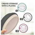 thumbnail image 2 of Naomi Baby  Toddler Silicone Plates - Set of 2, 2 of 9