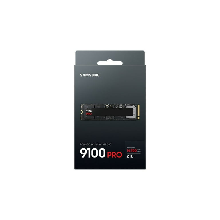 爆速PCIe5.0 Samsung SSD 9100 PRO 2TB SAMSUNG SSD 9100 PRO 2TB, PCIe 5.0x4 M.2 2280, Seq. Read