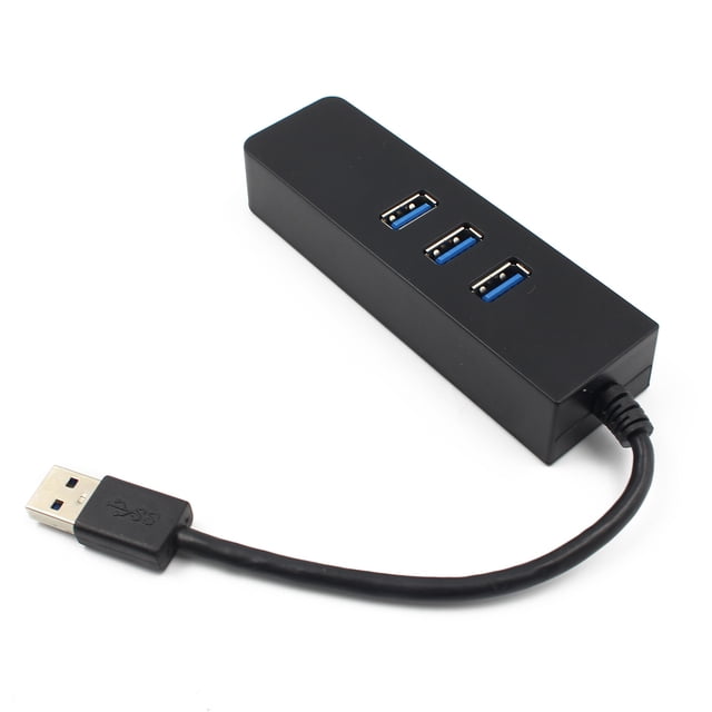 CTIRCHIU 1ensemble Adaptateur Réseau Ethernet USB 3.0 pour Ordinateurs avec 100Mbps Ethernet et Télécommande