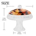 thumbnail image 4 of 4 Pcs Round White Knobs for Kitchen Cabinet Cupboard Dresser Bookcase Maple Leaf Drawer Pulls Handles Home Decor, 4 of 8