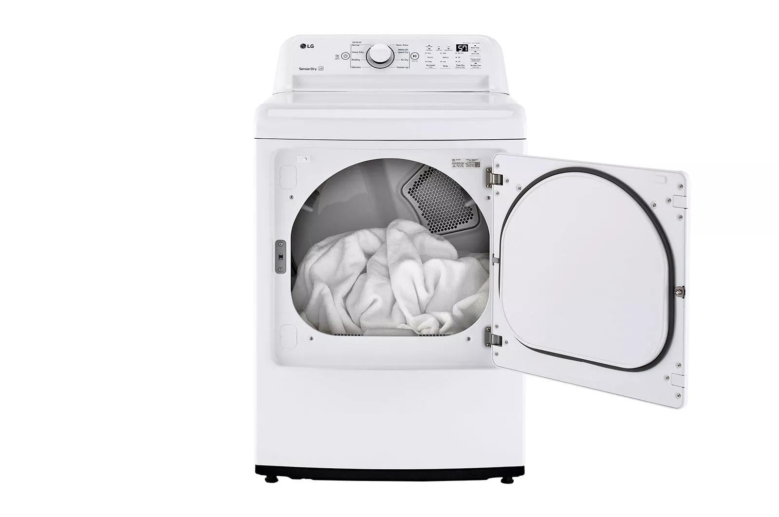 LG DLE7000W 7.3 Cu. Ft. White Front Load Electric Dryer