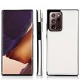 thumbnail image 2 of Wallet Case for Samsung Galaxy Note 20 Ultra with Card Holder, Back Folio Flip Premium PU Leather Kickstand Card Slots Case, Double Strong Magnetic Clasp Durable Shockproof Phone Case,White, 2 of 9