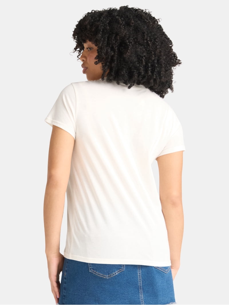 Slightly Delusional Women's Graphic Tee with Short Sleeves, Sizes