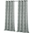 thumbnail image 4 of Kate Aurora Living 2 Pack Palladian Lattice Heavy Duty Thermal Room Darkening Curtain Panels - Purple, 84 in. Long, 4 of 6
