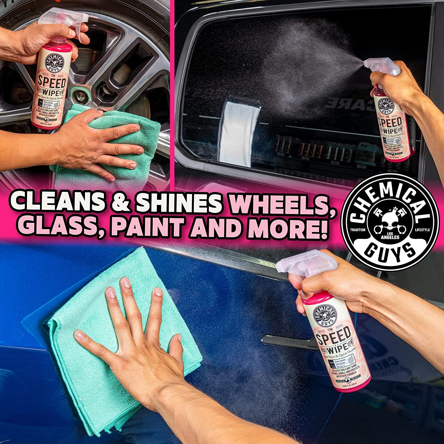 Chemical Guys Speed Wipe - Quick Detailer VW CC Shine Road Grime Dub  Stanced 
