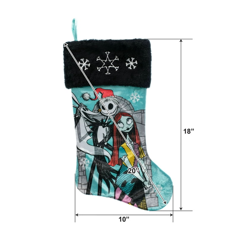 Disney The Nightmare Before Christmas Jack Skellington 20 inch Christmas Stocking Black Multi color Walmart