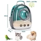 thumbnail image 2 of Transportadora gatos ORIZZP mochila gato cápsula espacial burbuja verde aero perro, 2 of 3